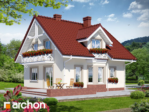 Projekt domu ARCHON+ Dom medzi rododendronmi 2