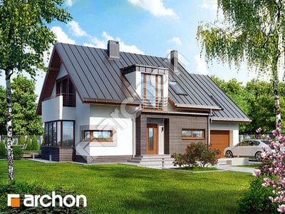Projekt domu ARCHON+ Dom v kardamóne 2 ver.2