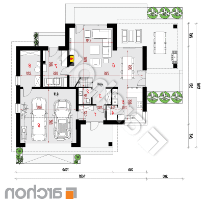 Vila Miranda 6 (G2)  | Pôdorys prízemia 