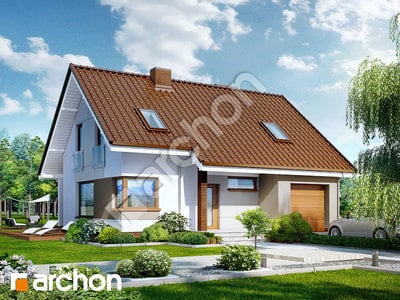 Projekt domu ARCHON+ Dom v heucherách ver.2