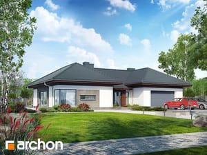 Projekt domu ARCHON+ Dom medzi kliviami (G2)