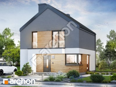 Projekt domu ARCHON+ Dom medzi rododendronmi 28