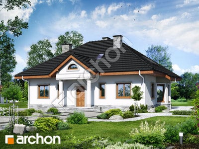 Projekt domu ARCHON+ Dom pod jarabinou 5 ver.2