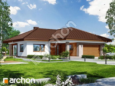 Projekt domu ARCHON+ Dom medzi bergéniami 4
