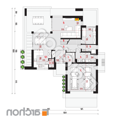 Vila Luna (G2) | Pôdorys prízemia 