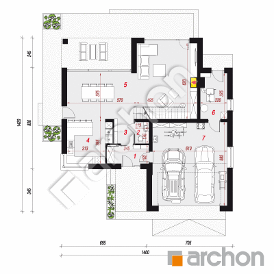 Vila Miranda 4 (G2) | Pôdorys prízemia 