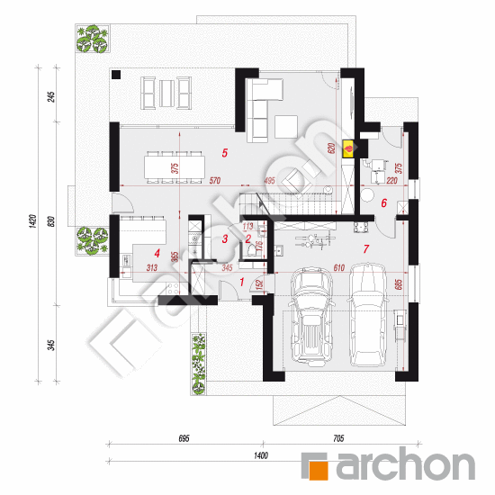 Vila Miranda 4 (G2) | <span class="translation_missing" title="translation missing: sk.products.print_pages.projections.poziom1">Poziom1</span>