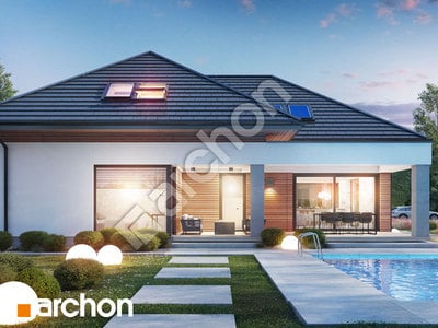 Projekt domu ARCHON+ Dom v snežienkach 21 (G2)