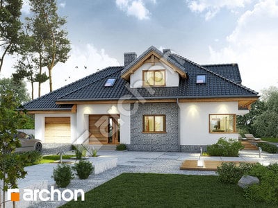 Projekt domu ARCHON+ Dom medzi kanami 3