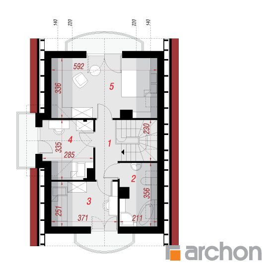 Dom pod jabloňou antonovkou | <span class="translation_missing" title="translation missing: sk.products.print_pages.projections.poziom3">Poziom3</span>