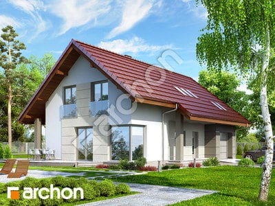Projekt domu ARCHON+ Dom vo vistériách 2 ver.2