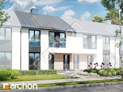Projekt domu ARCHON+ Dom medzi macoškami 16 (R2S)