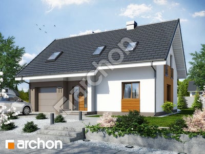Projekt domu ARCHON+ Dom v limetkách ver.2
