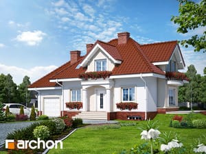 Projekt domu ARCHON+ Dom uprostred železníkov (P)