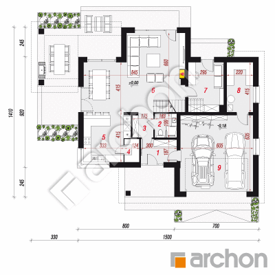 Vila Miranda 11 (G2)  | Pôdorys prízemia 