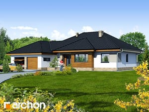 Projekt domu ARCHON+ Dom v akébii 2