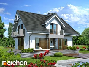 Projekt domu ARCHON+ Dom medzi rododendronmi 5 (N)