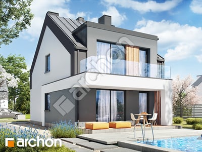 Projekt domu ARCHON+ Dom medzi macoškami 7 (R2) ver.2