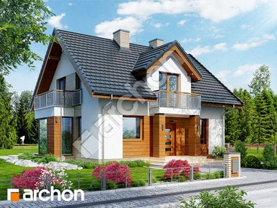 Projekt domu ARCHON+ Dom medzi rododendronmi 6 (WN)