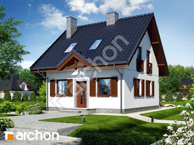 Projekt domu ARCHON+ Dom medzi čučoriedkami ver.3