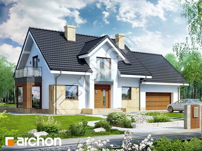 Projekt domu ARCHON+ Dom medzi rododendronmi 6 (G2A) 