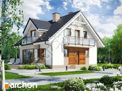 Projekt domu ARCHON+ Dom medzi rododendronmi 5 (WN)