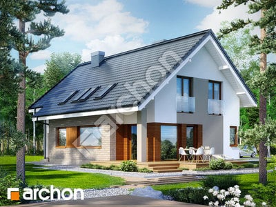 Projekt domu ARCHON+ Dom v trčuliach 2