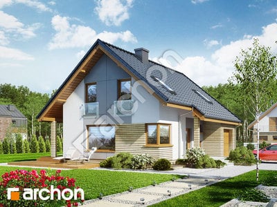 Projekt domu ARCHON+ Dom v heucherách (P)