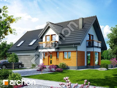 Projekt domu ARCHON+ Dom medzi tamariškami 4 (G2N)