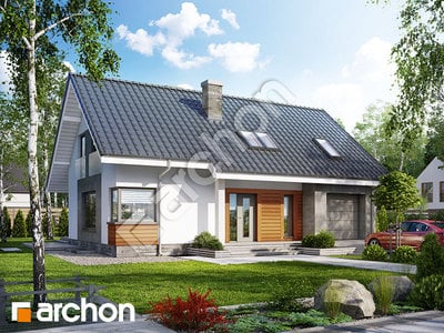 Projekt domu ARCHON+ Dom v krivci (P)