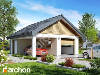 Projekt domu ARCHON+ Garáž pre jedno auto G19