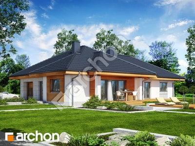Projekt domu ARCHON+ Dom v gloksíniách 2