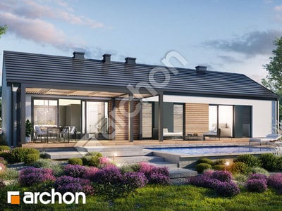 Projekt domu ARCHON+ Dom medzi kosatcami 2 (GN)