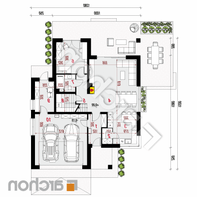 Vila Adelajda (G2) | Pôdorys prízemia 