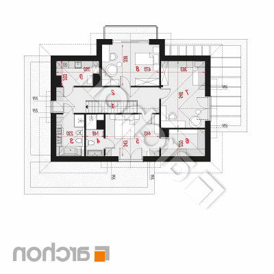 Vila Miranda 15 (G2)  | Pôdorys podkrovia 