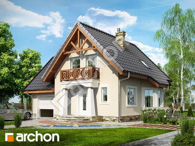 Projekt domu ARCHON+ Dom uprostred hrozna 2 ver.2