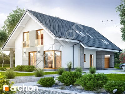 Projekt domu ARCHON+ Dom vo vistériách 6