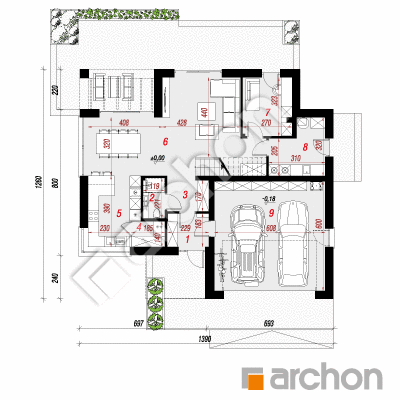 Vila Miranda 19 (G2E) | Pôdorys prízemia 