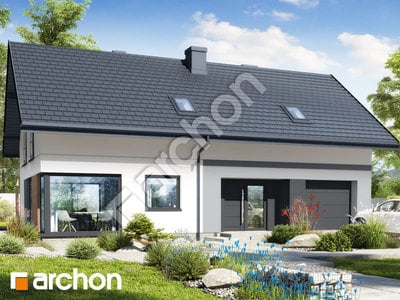 Projekt domu ARCHON+ Dom vo vistériách 9 (G)