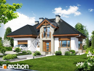 Projekt domu ARCHON+ Dom v kalateách 5 ver.2