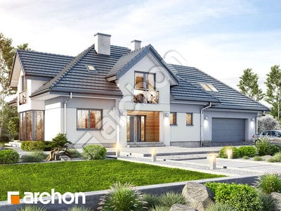 Projekt domu ARCHON+ Dom v slivkach 4 (G2)