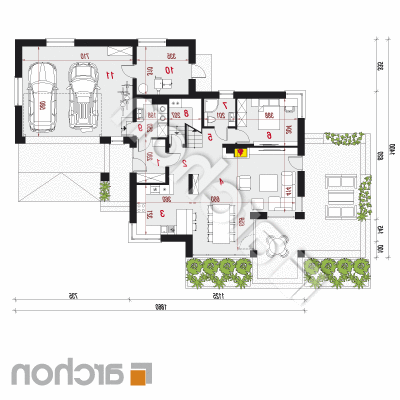 Vila Eliza 3 | Pôdorys prízemia 