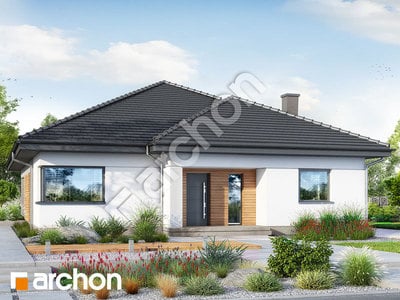 Projekt domu ARCHON+ Dom medzi ringlotami 22 (E)