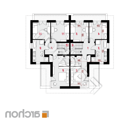 Vila Julia 3 ver.3 | Pôdorys pátra 