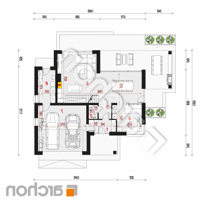 Vila Miranda (G2) | Pôdorys prízemia 