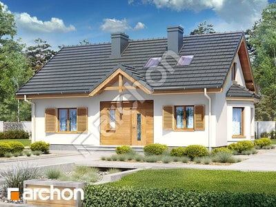 Projekt domu ARCHON+ Dom medzi černicami 2 (PD) ver.2
