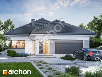 Projekt domu ARCHON+ Dom medzi ringlotami 15 (G2)