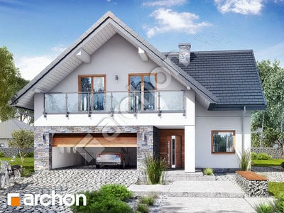 Projekt domu ARCHON+ Dom v Montbréciach (G2)