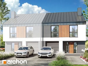 Projekt domu ARCHON+ Dom medzi narcismi 6 (B)