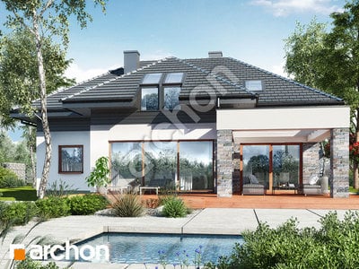 Projekt domu ARCHON+ Dom medzi letnými fialkami 2 (G2)